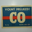 Voln prjezd CO, plast